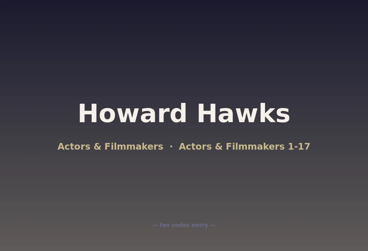 Howard Hawks