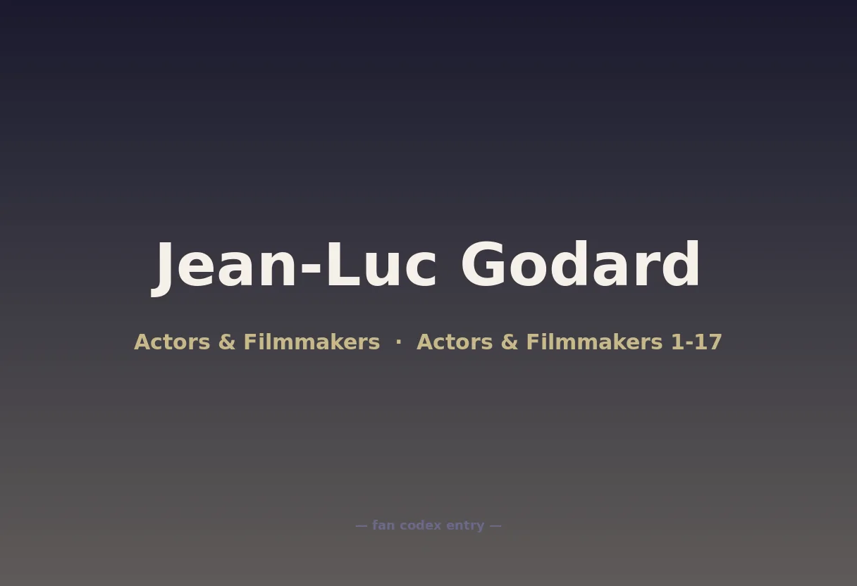 Jean-Luc Godard