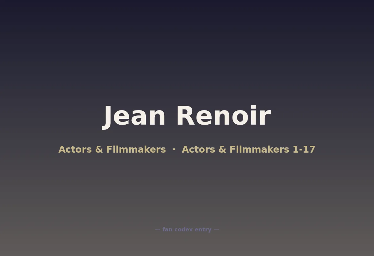 Jean Renoir