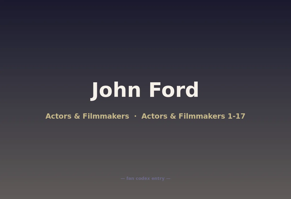 John Ford