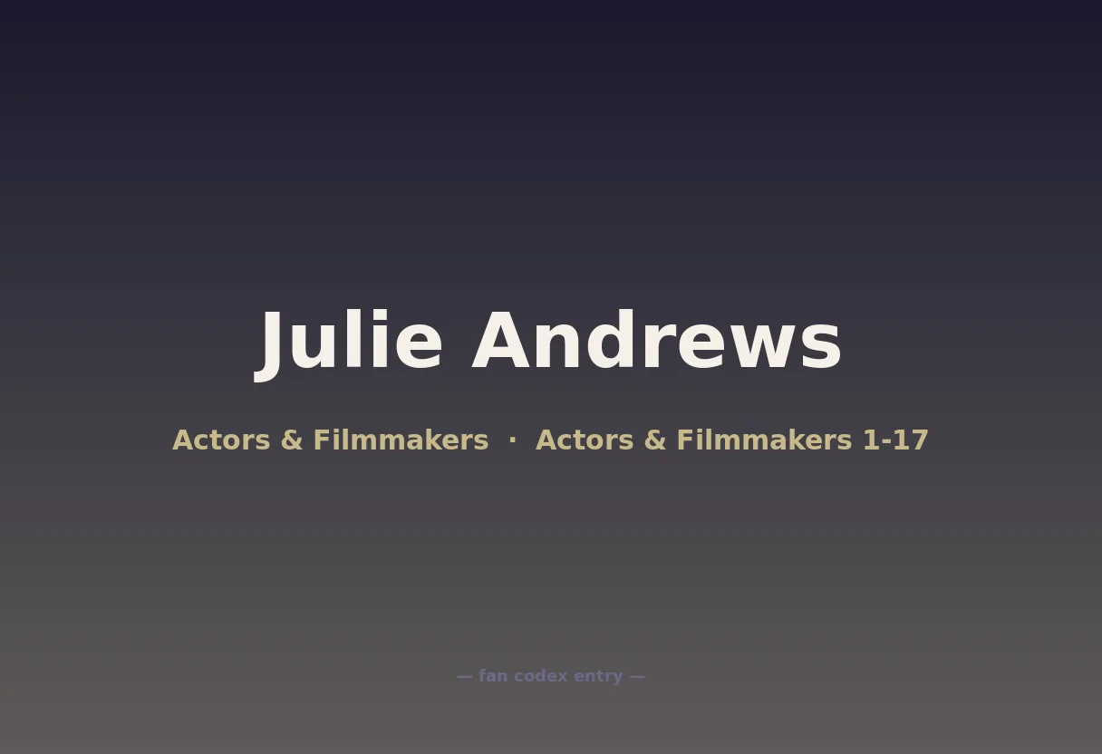 Julie Andrews