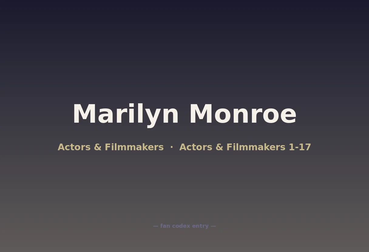 Marilyn Monroe